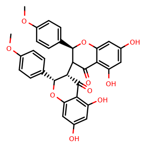 Chemical structure of Chamaejasmenin A , CAS 1620921-68-7, AChemBlock U106136