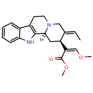Chemical structure of Geissoschizine methyl ether , CAS 60314-89-8, AChemBlock U106138