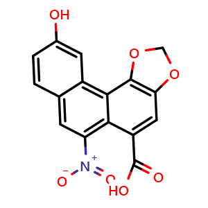 Chemical structure of Aristolochic acid C , CAS 4849-90-5, AChemBlock U106144
