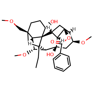 Chemical structure of 14-Benzoylneoline , CAS 99633-05-3, AChemBlock U106160