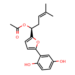 Chemical structure of Shikonofuran A , CAS 85022-66-8, AChemBlock U106167