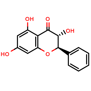 Chemical structure of Pinobanksin , CAS 548-82-3, AChemBlock U106178