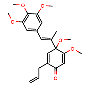 Chemical structure of Hancinone C , CAS 111843-10-8, AChemBlock U106181