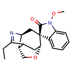 Chemical structure of Gelsenicine , CAS 82354-38-9, AChemBlock U106236