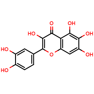 Chemical structure of 6-Hydroxyquercetin , CAS 90-18-6, AChemBlock U106238