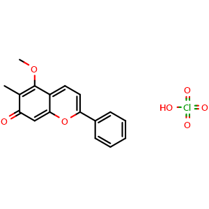 Chemical structure of Dracorhodin perochlorate , CAS 125536-25-6, AChemBlock U106249