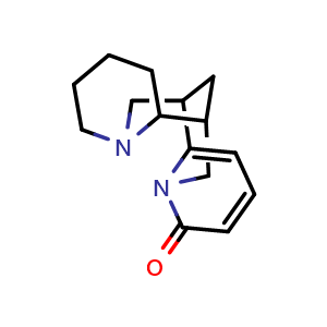 Chemical structure of Thermopsine , CAS 486-90-8, AChemBlock U106256