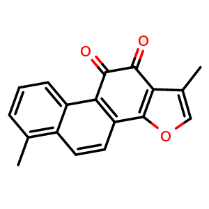 Chemical structure of Tanshinone I , CAS 568-73-0, AChemBlock U106259