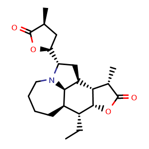 Chemical structure of Neotuberostemonine , CAS 143120-46-1, AChemBlock U106266