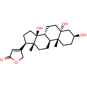 Chemical structure of Periplogenin , CAS 514-39-6, AChemBlock U106287