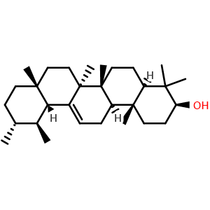 Chemical structure of α-amyrin , CAS 638-95-9, AChemBlock U106293
