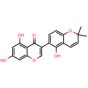 Chemical structure of Licoisoflavone B , CAS 66056-30-2, AChemBlock U106296