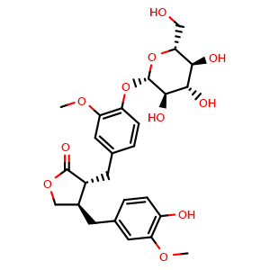 Chemical structure of Matairesinoside , CAS 23202-85-9, AChemBlock U106303