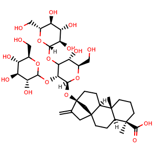 Chemical structure of Rebaudioside B , CAS 58543-17-2, AChemBlock U106319