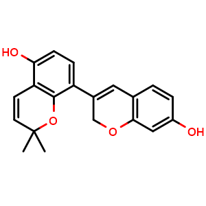 Chemical structure of Glabrene , CAS 60008-03-9, AChemBlock U106325