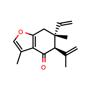 Chemical structure of Curzerenone , CAS 20493-56-5, AChemBlock U106334