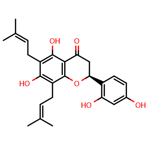Chemical structure of Kushenol E , CAS 99119-72-9, AChemBlock U106336