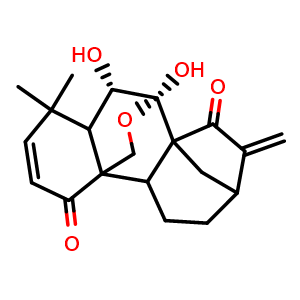 Chemical structure of Eriocalyxin B , CAS 84745-95-9, AChemBlock U106341