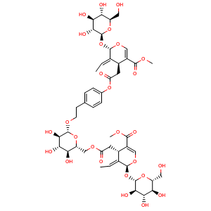 Chemical structure of Nuezhenoside G13 , CAS 60037-39-0, AChemBlock U106346