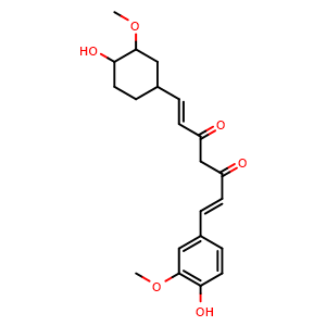 Chemical structure of Hexahydrocurcumin , CAS 36062-05-2, AChemBlock U106347