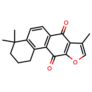 Chemical structure of Isotanshinone IIA , CAS 20958-15-0, AChemBlock U106361