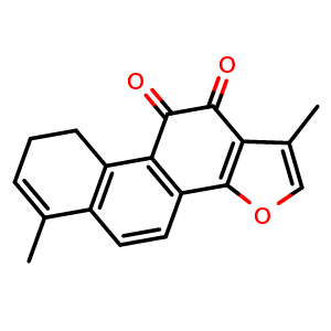 Chemical structure of 1,2-dihydrotanshinquinone , CAS 77769-21-2, AChemBlock U106365