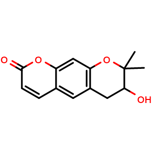 Chemical structure of (±)-Prantschimgin , CAS 23458-02-8, AChemBlock U106367
