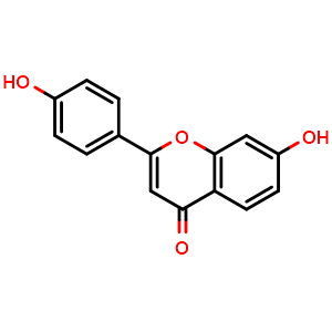 Chemical structure of 7,4'-Dihydroxyflavone , CAS 2196-14-7, AChemBlock U106375