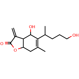 Chemical structure of Deacetylinulicin , CAS 33620-72-3, AChemBlock U106390