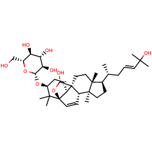 Chemical structure of Momordicoside P , CAS 1011726-62-7, AChemBlock U106424