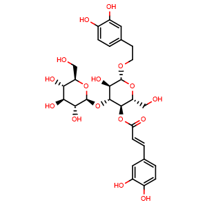 Chemical structure of Plantamajoside , CAS 104777-68-6, AChemBlock U106433