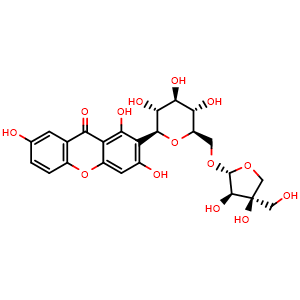 Chemical structure of Sibiricaxanthone A , CAS 241125-76-8, AChemBlock U106437
