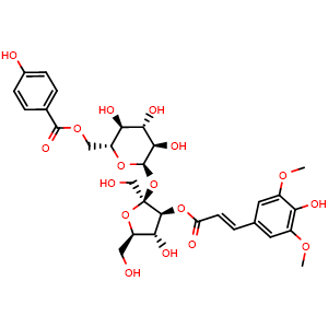 Chemical structure of Tenuifoliside B , CAS 139726-36-6, AChemBlock U106438