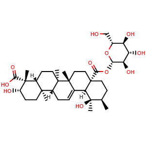 Chemical structure of Ilexsaponin A , CAS 108524-93-2, AChemBlock U106441