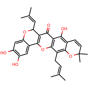 Chemical structure of Cycloheterophyllin , CAS 36545-53-6, AChemBlock U106461