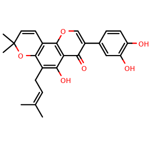 Chemical structure of Pomiferin , CAS 572-03-2, AChemBlock U106462