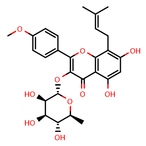 Chemical structure of Baohuoside I , CAS 113558-15-9, AChemBlock U106463