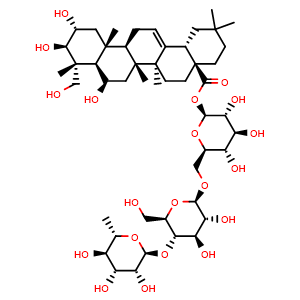 Chemical structure of Asiaticoside B , CAS 125265-68-1, AChemBlock U106491