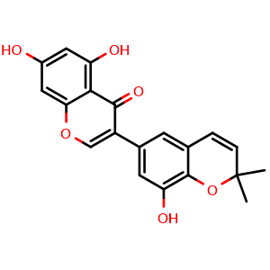 Chemical structure of Semilicoisoflavone B , CAS 129280-33-7, AChemBlock U106495