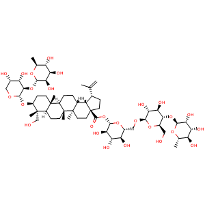 Chemical structure of Anemoside B4 , CAS 129741-57-7, AChemBlock U106496