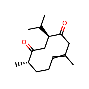 Chemical structure of Curdione , CAS 13657-68-6, AChemBlock U106508