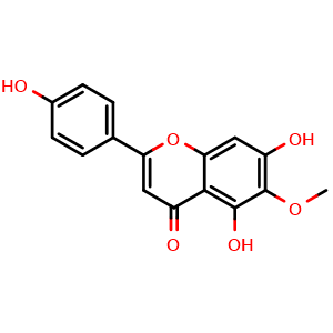 Chemical structure of Hispidulin , CAS 1447-88-7, AChemBlock U106518