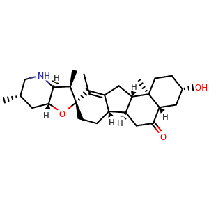 Chemical structure of Peimisine , CAS 19773-24-1, AChemBlock U106538