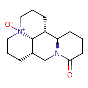 Chemical structure of Oxymatrine , CAS 16837-52-8, AChemBlock U106539