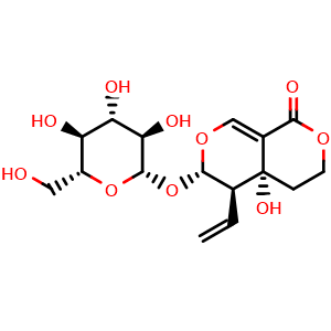 Chemical structure of Swertiamarin , CAS 17388-39-5, AChemBlock U106544