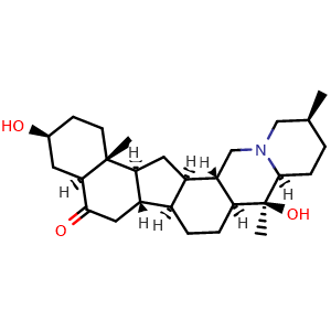 Chemical structure of Peiminine , CAS 18059-10-4, AChemBlock U106553