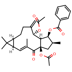 Chemical structure of Euphorbia Factor L3 , CAS 218916-52-0, AChemBlock U106556