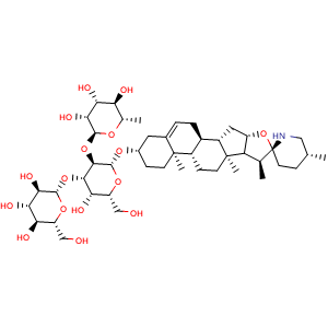 Chemical structure of Solamarine , CAS 20311-51-7, AChemBlock U106576