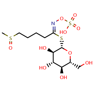 Chemical structure of Glucoraphanin , CAS 21414-41-5, AChemBlock U106586