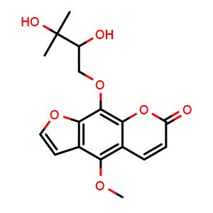 Chemical structure of Byakangelicin , CAS 19573-01-4, AChemBlock U106590